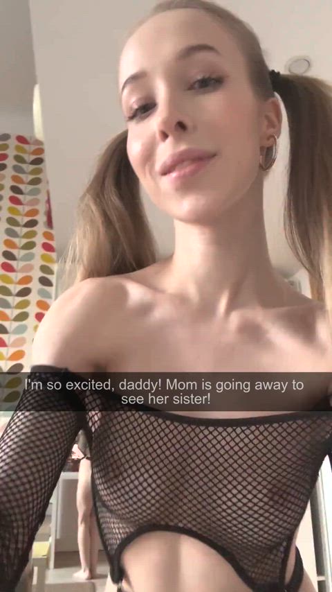 blonde petite step-daughter gif