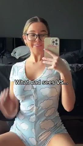 blowjob college cute daddy glasses loop pmv gif