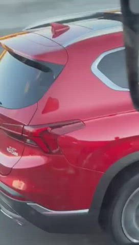 Car Exhibitionist Masturbating gif