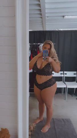 bbw blonde thick gif