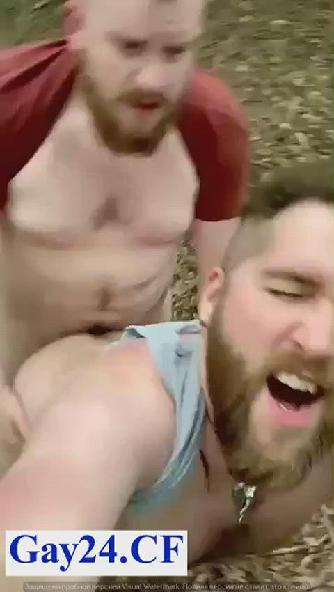 bear gay outdoor pov public gif