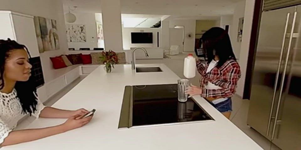 Interracial Lesbian VR Porn GIF by pirouvr