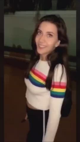 dirty talk forced outdoor gif