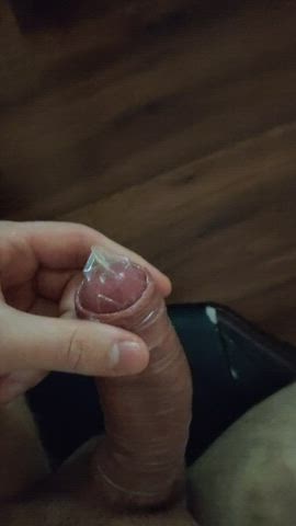 condom humiliation ruined orgasm gif