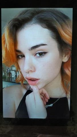 Celebrity Cum Cumshot Tribute gif