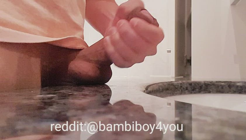 cumshot slow motion solo gif