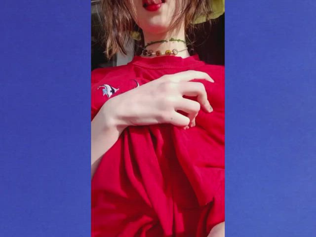 BabeCock Censored Cute Tiny Tits Titty Drop gif