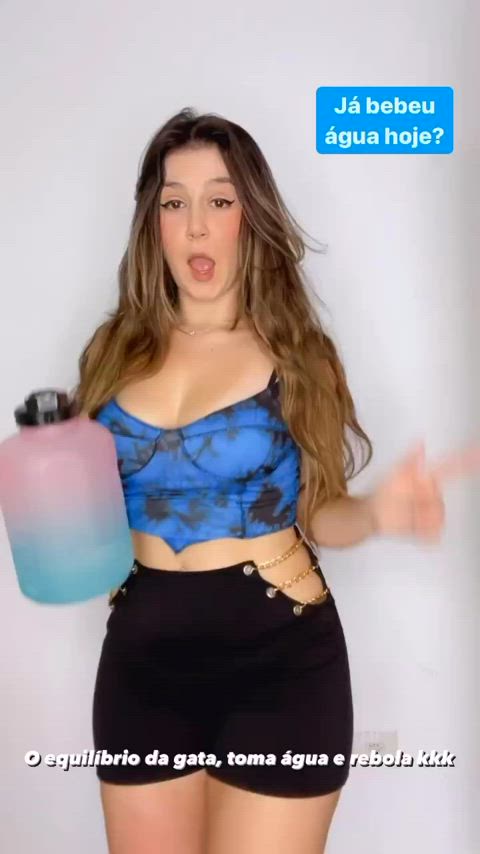 ass big ass brazilian dancing latina natural tits gif
