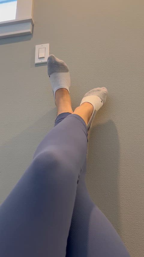 ankle socks feet feet fetish foot foot fetish leggings onlyfans socks toes gif