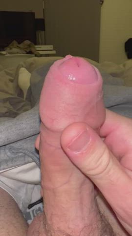 happy foreskin friday from my leaky uncut dick