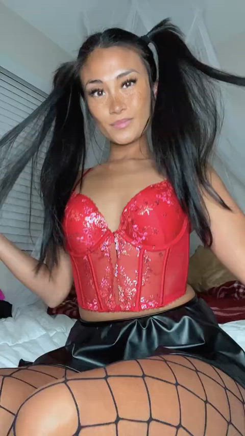 Daddy's little girl enjoys hard riding