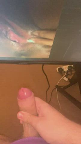 cock cumshot tribute gif