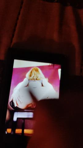 Cumshot Masturbating Nina Hartley Tribute gif