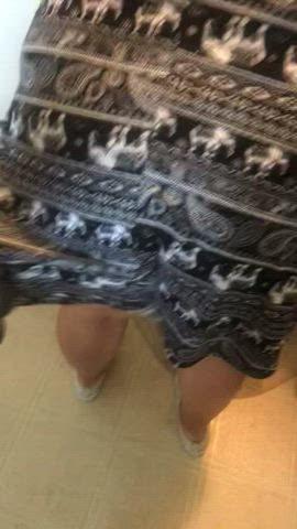 Panties Upskirt Wife gif