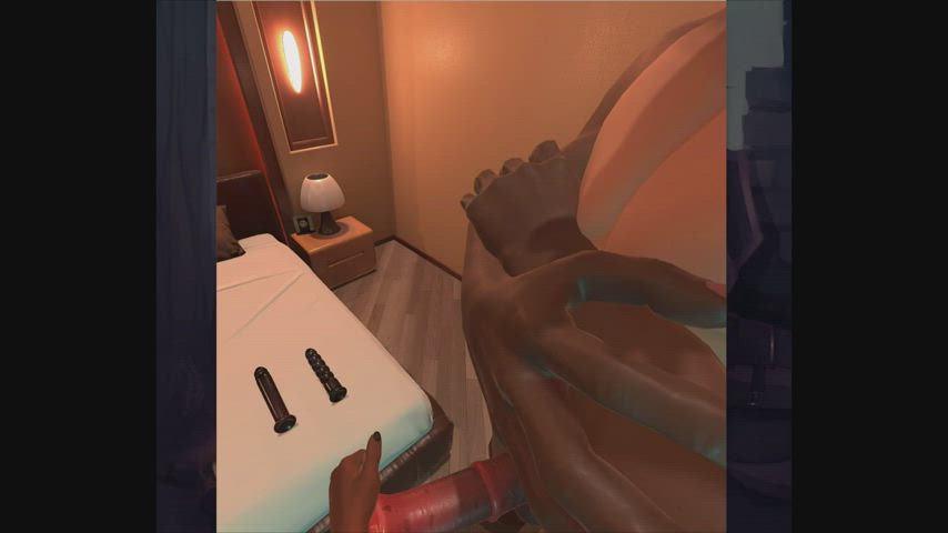 POV when you grab and gyrate his giant cock [Anthro Heat]