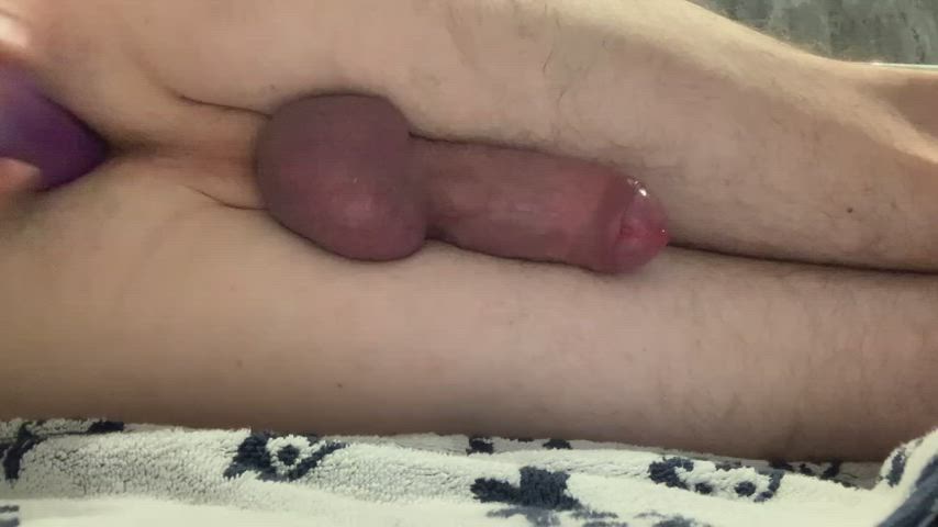 Cumshot Gay Moaning Vibrator gif