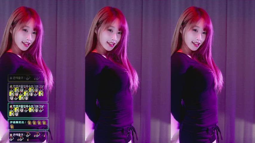 asian big tits dancing korean gif
