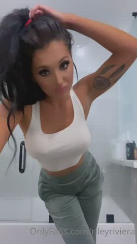 Boobs Booty Brunette gif