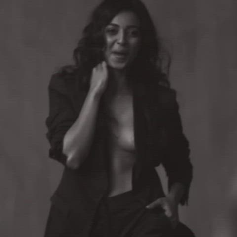 bollywood braless celebrity cleavage indian gif
