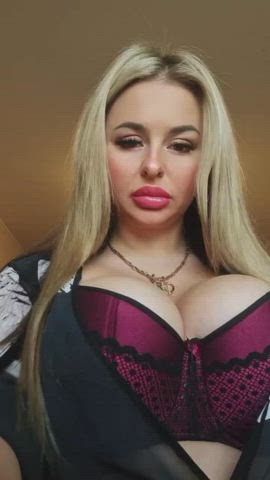 big dick big tits blonde blowjob gif