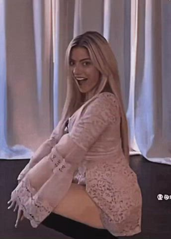 ass blonde dancing dress petite riding tight tight ass tiny wrestling gif