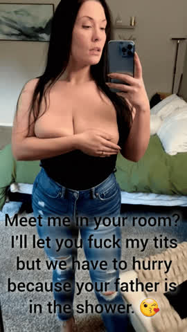Mom Son Taboo Tease gif