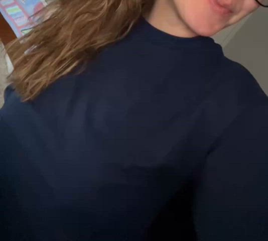 amateur big tits boobs busty cute flashing homemade natural tits tease forty-five-fifty-five