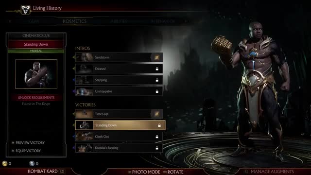 MK11 - Standing Down