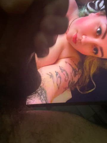 big dick big tits cum cum on tits cumshot masturbating tribute gif