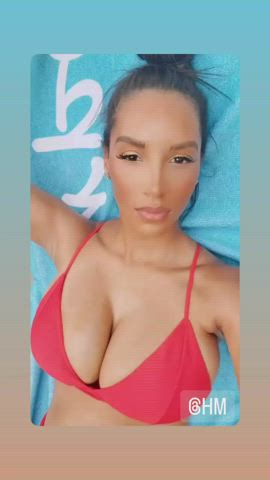 Busty Celebrity Ebony gif