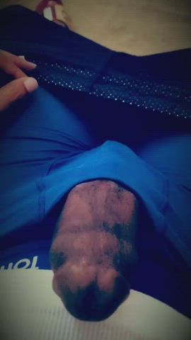 Looking down at it