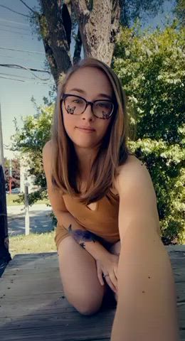 My small boobs look better in the sun