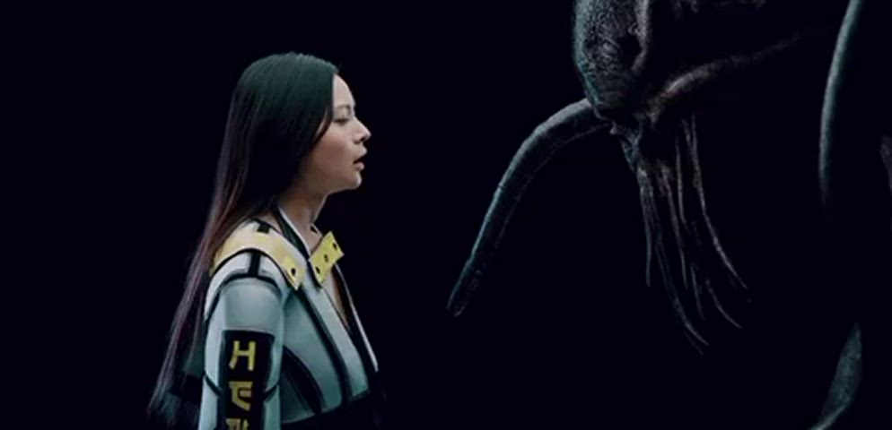 Alien Asian Boobs Pornstar Rae Lil Black Teen Tentacles Tits Undressing gif
