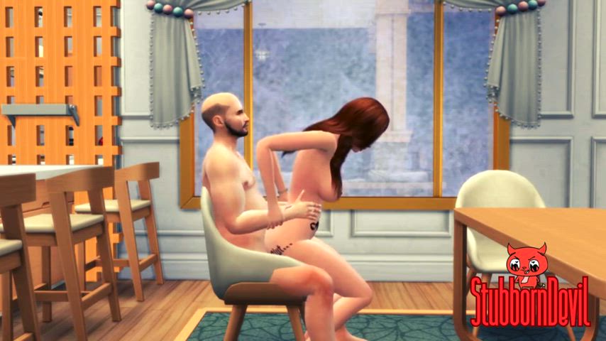 3d anal animation cowgirl deep penetration reverse cowgirl gif