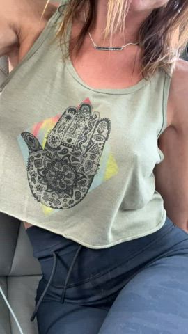 big tits milf public gif