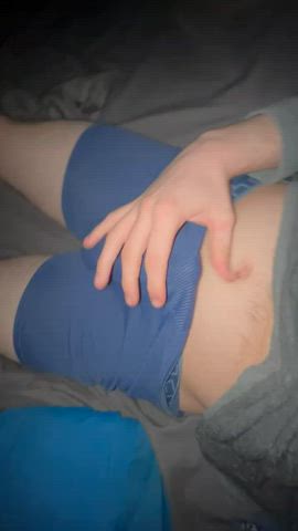 18 years old big dick hard horny masturbating nsfw shaved gif