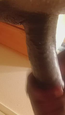 bbc big dick masturbating gif