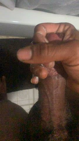 amateur cock ebony homemade jerk off masturbating nsfw pov gif