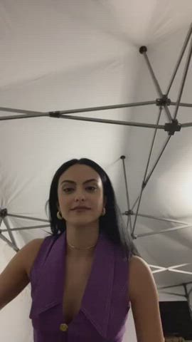 Camila Mendes riding Lili Reinhart