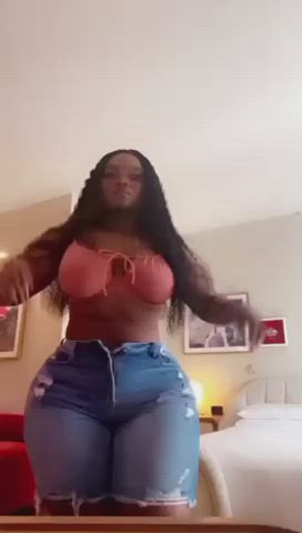 big ass booty thick gif