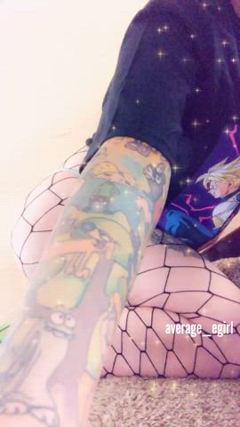 Would you spank me while wearing these fishnets?🖤