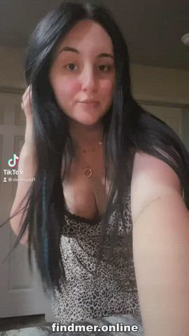 Ass Big Tits Boobs Brunette Cumshot Hardcore Homemade TikTok Tits gif