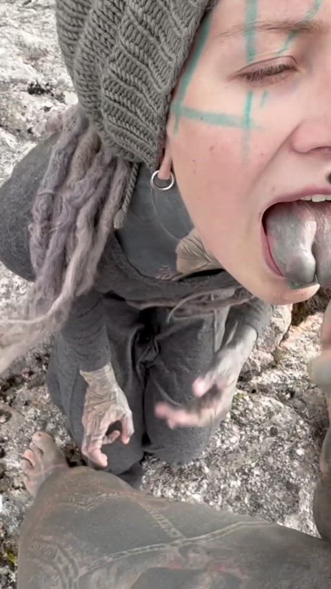 Facefuck in the nature [f][oc]
