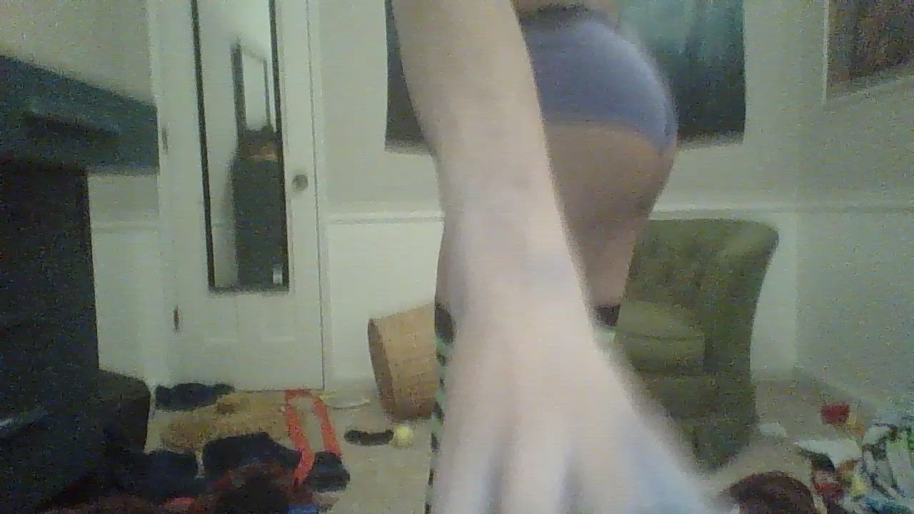 Femboy Knee High Socks Panties gif