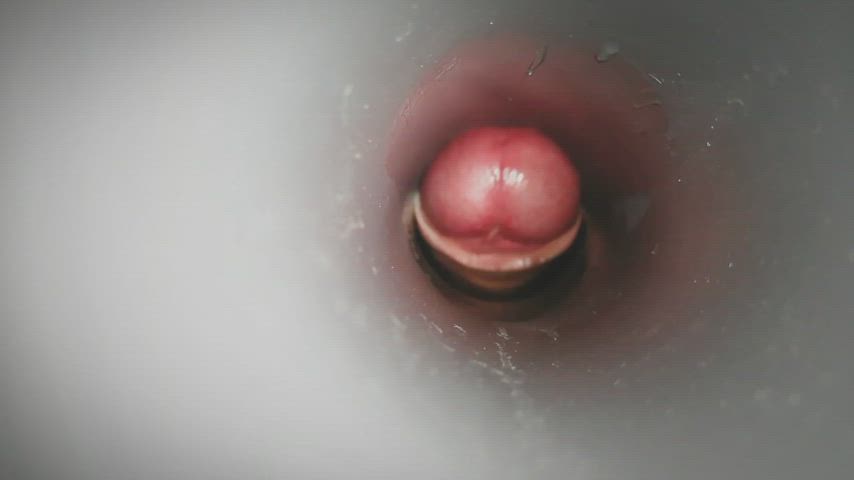 Thats how it looks when I cum balls deep in you. 