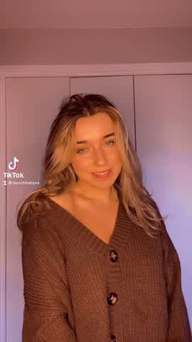 Teen TikTok Tits gif