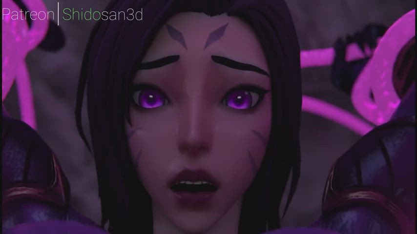 Kai'sa x tentacles (Shido3D) [League of Legends]