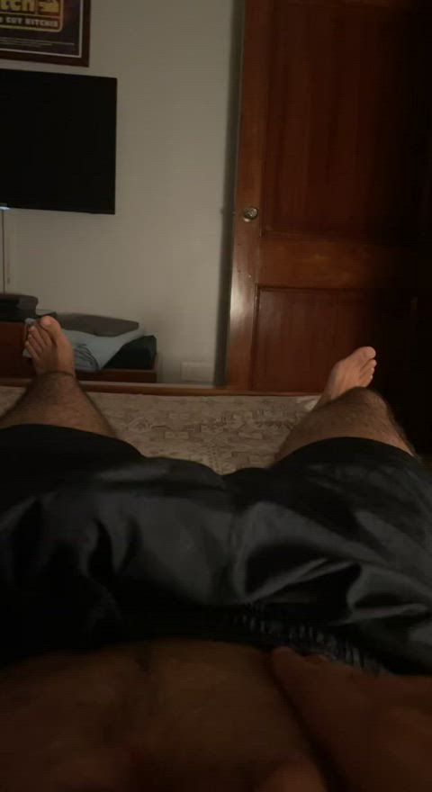 big dick cock nsfw solo thick gif