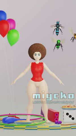 3d animation anime ass bubble butt curvy hentai nude pussy gif