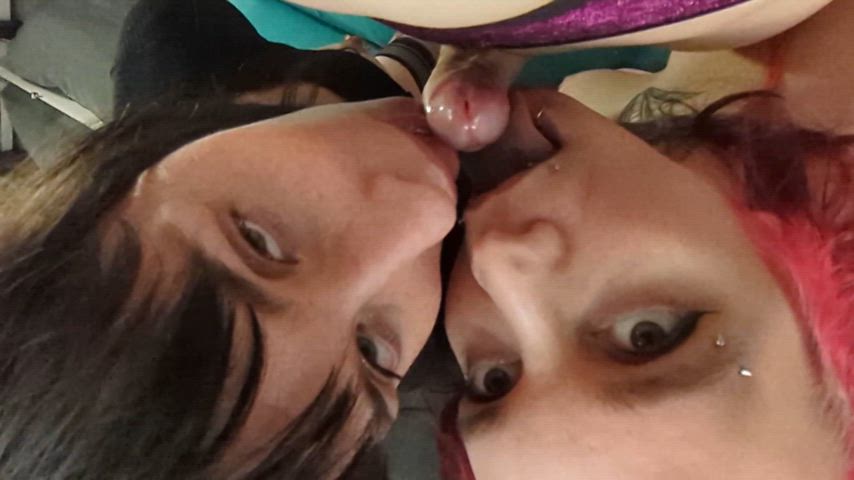 amateur anal bisexual eye contact girl dick hardcore homemade kissing threesome trans